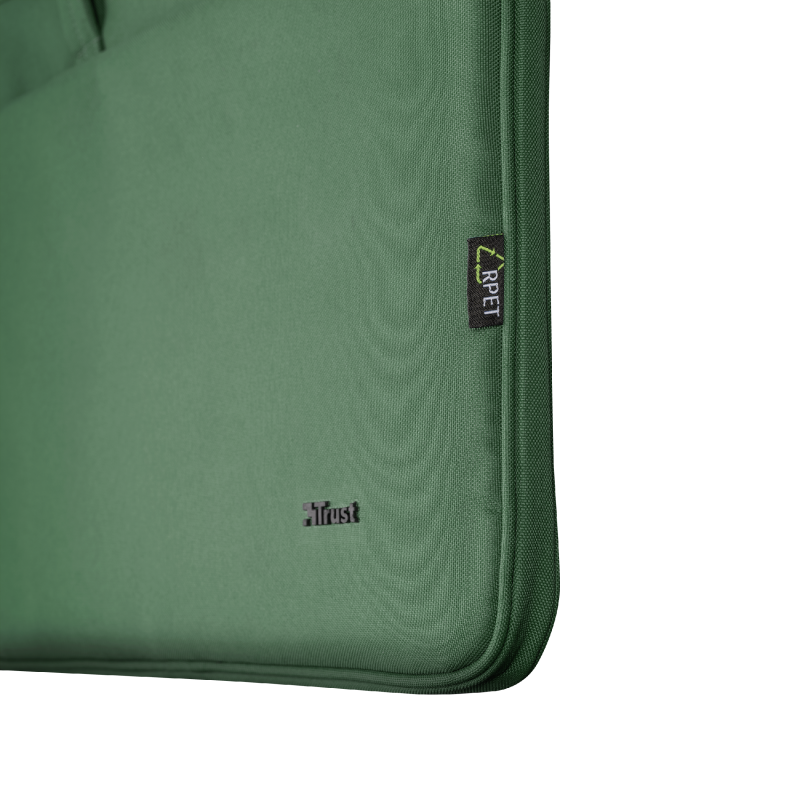 Сумка 16" Trust Bologna Slim, Green, поліестер, 41 x 29 x 2 см (24450)