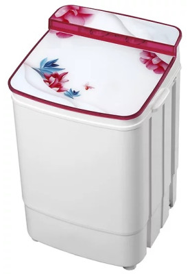 Пральна машина напівавтоматична PRIME Technics PWA 621 GR, White/Red, 6кг, 1 програма, 1 бак, 300 об/хв, A, 68x43x41см