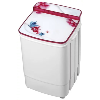 Пральна машина напівавтоматична PRIME Technics PWA 621 GR, White/Red, 6кг, 1 програма, 1 бак, 300 об/хв, A, 68x43x41см