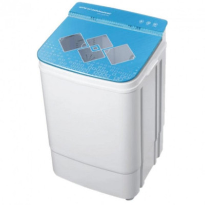 Пральна машина напівавтоматична PRIME Technics PWA 841 GB, White/Blue, 8кг, 1 програма, 1 бак, 300 об/хв, A, 82x49x46см