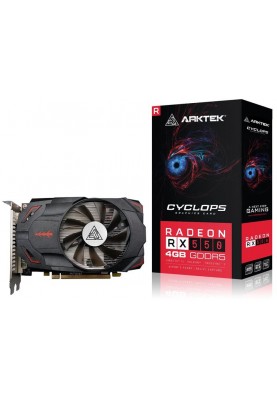 Відеокарта Radeon RX 550, Arktek, 4Gb GDDR5, 128-bit, DVI/HDMI/DP, 1180/6000 MHz (AKR550D5S4GH1)