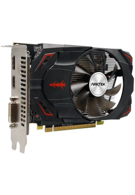 Відеокарта Radeon RX 550, Arktek, 4Gb GDDR5, 128-bit, DVI/HDMI/DP, 1180/6000 MHz (AKR550D5S4GH1)