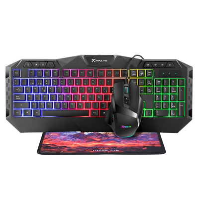 Комплект XTRIKE ME MK-900 USB, Black, підсвічування RGB, Gaming, кабель 1.5м (6932391924457)