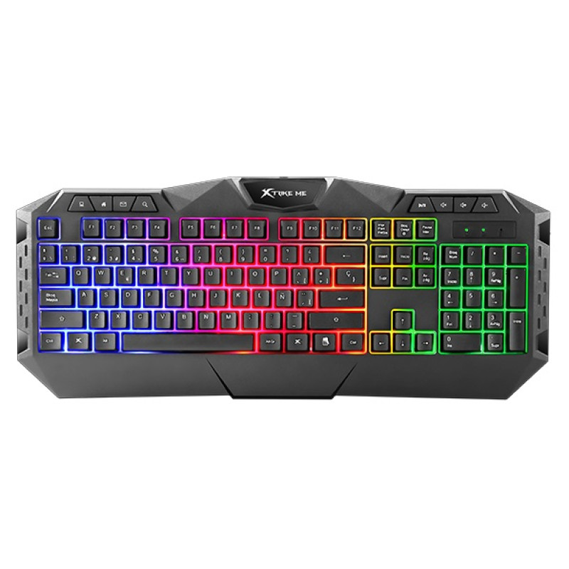 Комплект XTRIKE ME MK-900 USB, Black, підсвічування RGB, Gaming, кабель 1.5м (6932391924457)