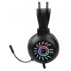 Навушники XTRIKE ME GH-605 Black, Mini jack 3.5 мм + USB, накладні, з мікрофоном, підсвічування RGB, кабель 2м (6932391923948)