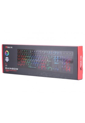 Клавіатура XTRIKE ME KB-280 USB RGB Black (6932391922347)