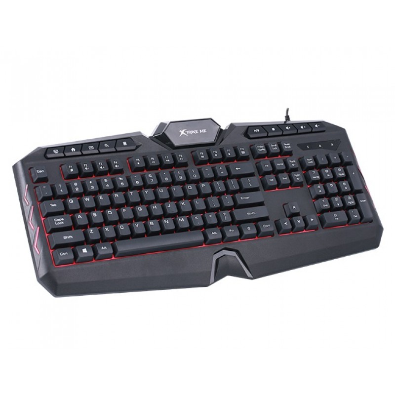 Клавіатура XTRIKE ME KB-509 USB RGB Black (6932391923559)