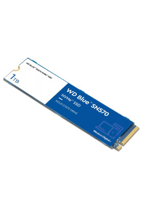 Твердотільний накопичувач M.2 1Tb, Western Digital Blue SN570, PCI-E 3.0 x4, 3D TLC, 3500/3000 MB/s (WDS100T3B0C)