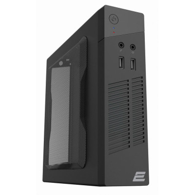 Корпус 2E M400-120, Black, 120 Вт, Slim Desktop, для Thin-ITX / mini-ITX, 1x40 мм Fan, 55х200х200 мм, 1 кг (2E-M400-120)