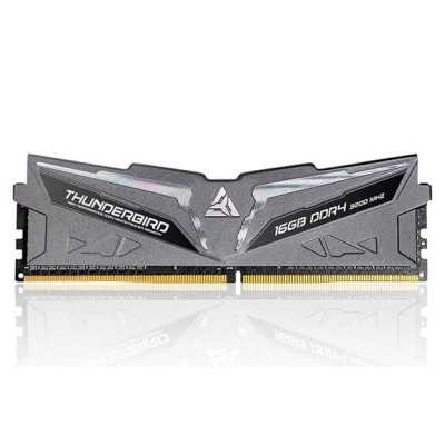 Пам'ять 16Gb DDR4, 3200 MHz, Arktek Thunderbird, Black, 16-18-18-38, 1.35V, с радиатором (AKD4S16P3200H)