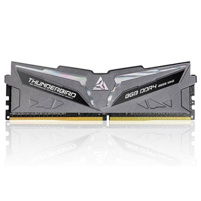 Пам'ять 8Gb DDR4, 2666 MHz, Arktek Thunderbird, Black, 19-19-19-43, 1.2V, з радіатором (AKD4S8P2666H)