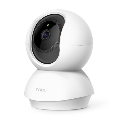 IP камера TP-Link Tapo C210, White, 3 Мп(2304x1296/15 fps),1/2.8" CMOS,H.264,f/2.4,f=3.83 мм,WiFi (2.4 GHz),кут огляду до 360°/ 114° по горизонталі/вертикалі, день/ніч,ІЧ-підсвічування 850 нм до 9 м, двосторонній аудіозв'язок,microSD,iOS 10+/Android 
