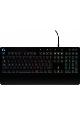 Клавіатура Logitech G213 Prodigy, Black, USB, мембранна (перемикачі Mech-Dome), RGB підсвічування, 1.8 м (920-010740)