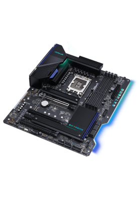 Мат.плата LGA1700, ASRock Z690 Extreme, Z690, 4xDDR4, Int.Video(CPU), 8xSATA3, 3xM.2, 3xPCI-E 16x 5.0, 1xPCI-E 1x 3.0, 1xM.2 (Key E), ALC1220, RTL8125BG + I219V, 12xUSB3.2/4xUSB2.0, CrossFire, HDMI/DP, ATX