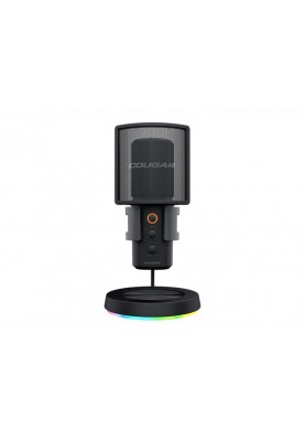 Мікрофон Cougar Screamer X підставка RGB із концентратором USB 3.0, Black, кабель 3м