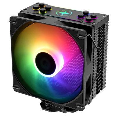 Кулер для процесора Xilence M704PRO.ARGB, алюміній/мідь, 1x120 мм RGB, PWM, для AMD AM4/AM3/FM2, Intel 115x/1200/1700/2011/2066, до 180 Вт (XC056)