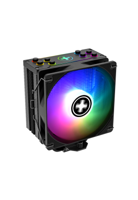 Кулер для процесора Xilence M704PRO.ARGB, алюміній/мідь, 1x120 мм RGB, PWM, для AMD AM4/AM3/FM2, Intel 115x/1200/1700/2011/2066, до 180 Вт (XC056)