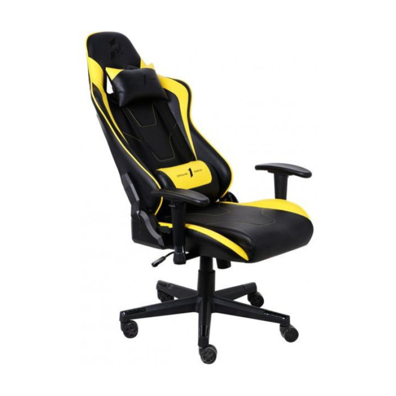 Ігрове крісло 1stPlayer FK2 Black-Yellow