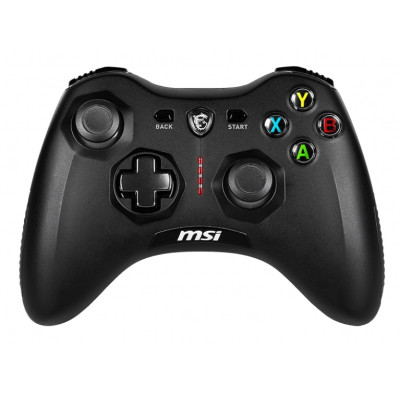 Геймпад MSI FORCE GC30 V2, Black, бездротовий, USB, вібрація, для PC/Android, 2 аналогових стіки, 12 кнопок
