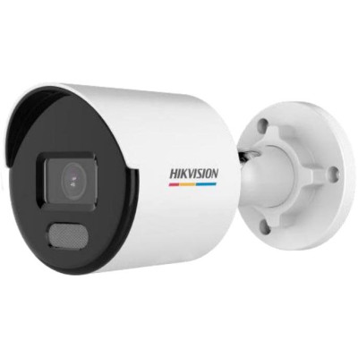 IP камера Hikvision DS-2CD1027G0-L(C) (2.8 мм), 2 Мп, 1/2.8" CMOS, 1920x1080, H.265, день/ніч, LED подсветка до 30 м, IP67, RJ45, PoE, 165х77 мм