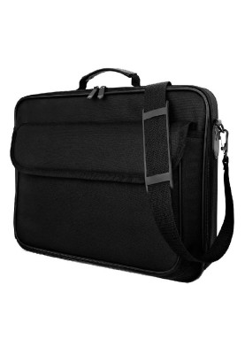 Сумка для ноутбука 17" 2E TopLoad Classic, Black, поліестер/нейлон, 450 x 365 x 90 мм (2E-CBT6817BK)
