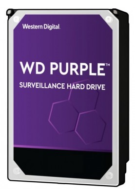 Жорсткий диск 3.5" 4Tb Western Digital Purple, SATA3, 64Mb, 5400 rpm (WD42PURZ)