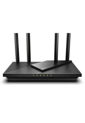 Роутер TP-LINK Archer AX55, Black, Wi-Fi 6, до 3000 Mb/s, 2.4/5GHz, 4x100/1000 Mb/s, RJ45 100/1000Mb/s (Gb), 4 зовнішні незнімні антени, 1 х USB 3.0