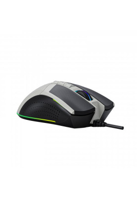 Миша A4Tech W90 Max Bloody Panda White, USB, оптична (сенсор MAX BC3332-A), 100-10000 dpi , RGB підсвічування, ножки X'Glide, 1.8 м
