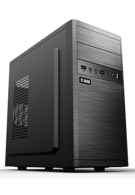 Корпус 2E BASIS Black, 400 Вт, Mini Tower, для Micro ATX / Mini ITX, 2xUSB 2.0  (2E-RD863-400)