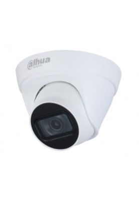 IP камера Dahua DH-IPC-HDW1230T1-S5 (2.8 мм), 2 Мп, 1/2.8" CMOS, H.264, 1920x1080, RJ45, день/ніч, ІЧ підсвічування 30 м, IP67, PoE, 109х86 мм