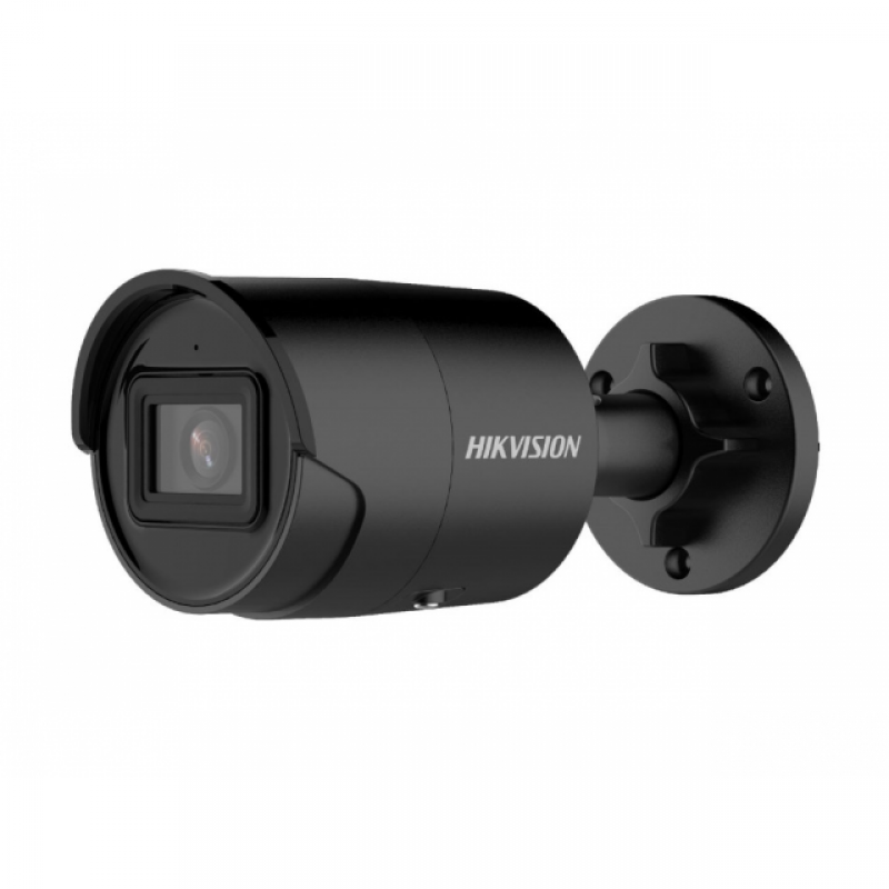 IP камера Hikvision DS-2CD2043G2-IU (2.8 мм) Black, 4 Мп, 1/3" CMOS, 2688х1520, H.265+, день/ніч, ІЧ підсвічування до 40 м, microSD, RJ45, IP67, PoE, 162х70 м