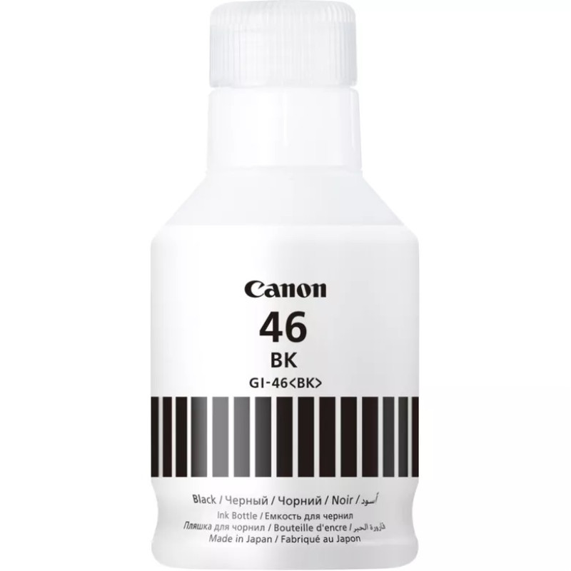 Чорнило Canon GI-46, Black, GX6040/GX7040, 170 мл, пігментне (4411C001)