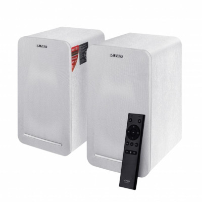 Колонки 2.0 F&D R40BT White, 2 x 30 Вт, МДФ, Bluetooth, живлення від мережі 220V, керування сбоку + пульт ДК