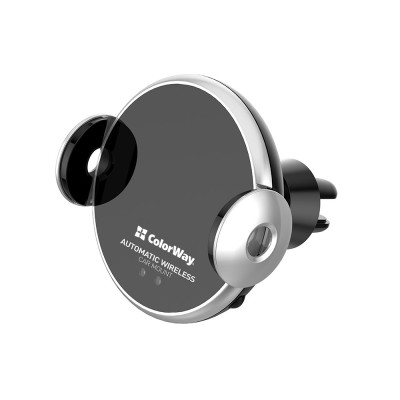 Автотримач для телефона ColorWay AutoSense Car Wireless Charger 2, Black (CW-CHAW036Q-BK)