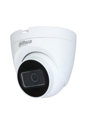 Камера зовнішня HDCVI Dahua DH-HAC-HDW1200TQP (3.6 мм), 2 Мп, 1/2.7" CMOS, 1080p/25 fps, 0 Lux, день/ніч, ІЧ підсвічування до 40 м, IP67, 110х101 мм