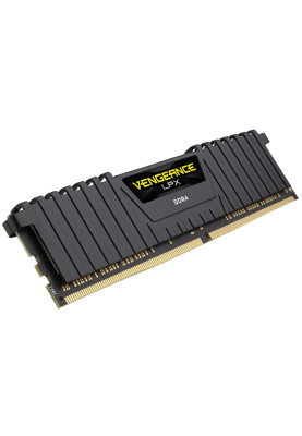 Пам'ять 8Gb x 2 (16Gb Kit) DDR4, 3200 MHz, Corsair Vengeance LPX, Black, 16-20-20-38, 1.35V, з радіатором (CMK16GX4M2E3200C16)