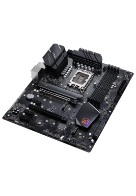 Мат.плата LGA1700, ASRock Z690 PG Riptide, Z690, 4xDDR4, Int.Video(CPU), 8xSATA3, 3xM.2, 1xPCI-E 16x 5.0, 1xPCI-E 16x 4.0, 3xPCI-E 1x 3.0, 1xM.2 (Key E), ALC897, Killer E3100G, 8xUSB3.2/6xUSB2.0, CrossFire, HDMI, ATX