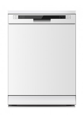 Посудомийна машина PRIME Technics PDW 60126 WB, White, комплектів посуду 12 шт, програм миття 6 шт, механічне, A, 84.5x59.8х60 см