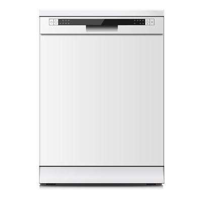 Посудомийна машина PRIME Technics PDW 60126 WB, White, комплектів посуду 12 шт, програм миття 6 шт, механічне, A, 84.5x59.8х60 см
