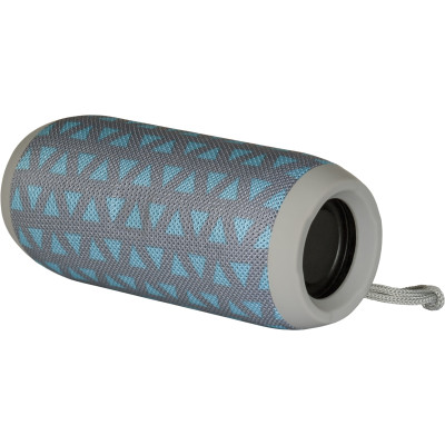 Колонка портативна Defender Enjoy S700, Grey/Blue, 10 Вт, Bluetooth, FM-приймач, MP3-плеєр, USB/microSD, AUX-аудіовхід, зручний підвіс для перенесення, 1200 mAh (65702)
