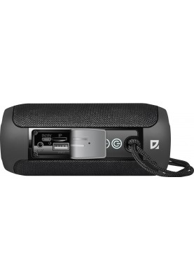 Колонка портативна Defender Enjoy S700, Black, 10 Вт, Bluetooth, FM-приймач, MP3-плеєр, USB/microSD, AUX-аудіовхід, зручний підвіс для перенесення, 1200 mAh (65701)