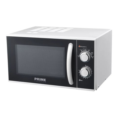 Мікрохвильова піч PRIME Technics PMW 23922 HB, Black, 900W, 23 л, звичайна, 6 рівнів потужності, таймер, керування механічне
