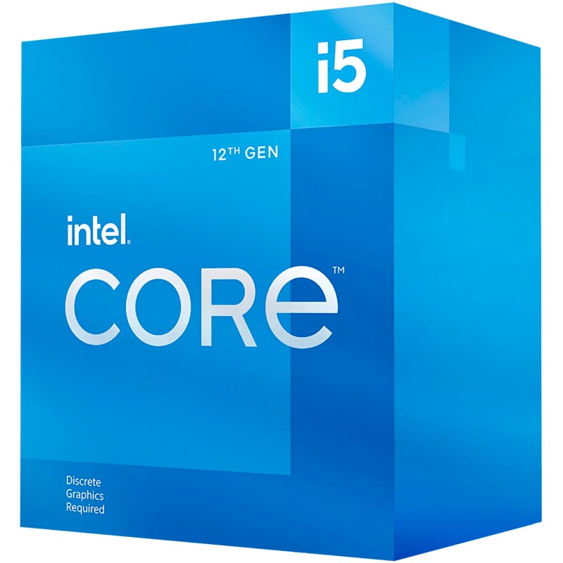 Процесор Intel Core i5 (LGA1700) i5-12400F, Box, 6x2.5 GHz (Turbo Boost 4.4 GHz, 12 потоків), L3 18Mb Smart Cache, Alder Lake, 10 nm, TDP 65W (BX8071512400F)