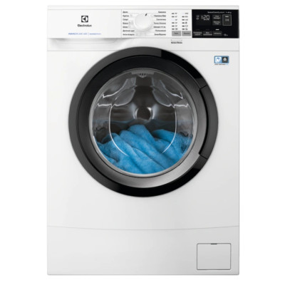 Пральна машина Electrolux EW6S426BUI, White, 6 кг, фронтальна, 14 програм, швидкість віджиму 1200 об/хв, клас енергоспоживання A+++, 84.3x59.5x37,8 см