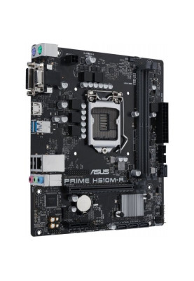 Мат.плата 1200 (H510) Asus PRIME H510M-R, H510, 2xDDR4, Int.Video(CPU), 4xSATA3, 1xPCI-E 16x 4.0, 1xPCI-E 1x 3.0, ALC897, I219-V, 4xUSB3.2/6xUSB2.0, VGA/DVI/HDMI, MicroATX