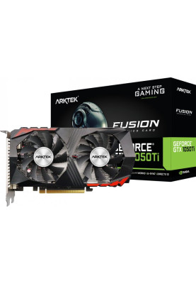 Відеокарта GeForce GTX1050Ti, Arktek, 4Gb GDDR5, 128-bit, DVI/HDMI/DP, 1290/7000 MHz (AKN1050TID5S4GH1)