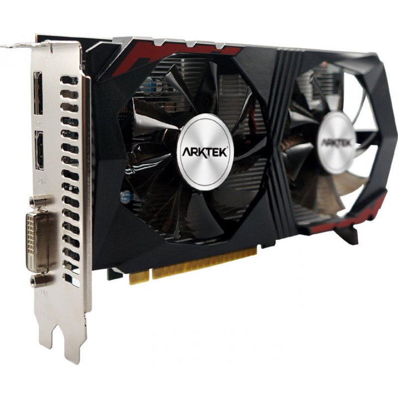 Відеокарта GeForce GTX1050Ti, Arktek, 4Gb GDDR5, 128-bit, DVI/HDMI/DP, 1290/7000 MHz (AKN1050TID5S4GH1)