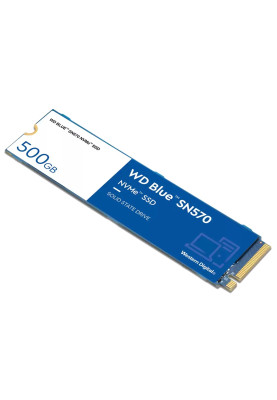 Твердотільний накопичувач M.2 500Gb, Western Digital Blue SN570, PCI-E 3.0 x4, 3D TLC, 3500/2300 MB/s (WDS500G3B0C)