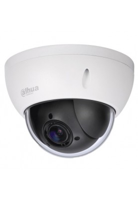 IP камера Dahua DH-SD22204UE-GN, 2Мп Starlight IP PTZ, 1/2.8" CMOS, 1920х1080, f=2.7-11 мм, 4x zoom, H.265/H.264/MJPEG, RJ45, Micro SD, IP66, 122х89 мм, 520г