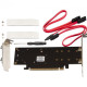 Контролер PCI-Frime to 2xM.2 (M Key+B Key) + 1 x mSata (ECF-PCIEtoSSD009.LP)